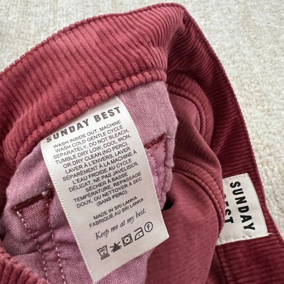 Aritzia Sunday Best Corduroy Crop Pants 0 - Picture 12 of 13